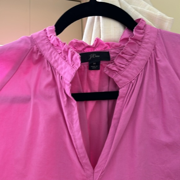 J Crew pink long sleeve dress - Picture 2 of 3